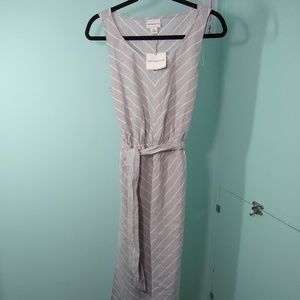 Linen maxi dress